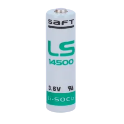 Saft - Pila AA / LS14500 - Voltaje 3.6 V - Litio - Capacidad nominal 2600 mAh - Compatible con RSI Videofied