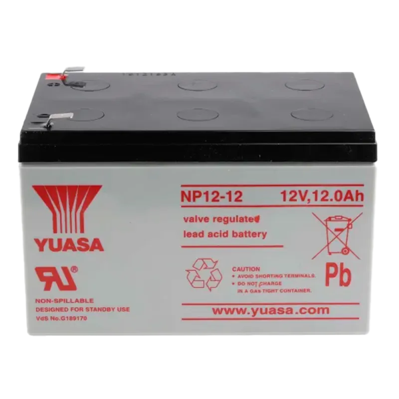 Yusa NP12-12 - Batería recargable - Tecnología plomo ácido AGM - Capacidad 12 Ah / 12 V - 98 x 151 x 97.5 / 4050 g - ...