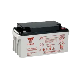 Yuasa NP65-12I - Batería recargable - Tecnología plomo ácido AGM - Voltaje 12 V / Capacidad 65 Ah - 174 x 350 x 166 m...