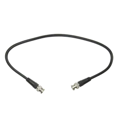 Cable coaxial preparado - BNC macho a BNC macho - Coaxial RG59 - Longitud 0,5 m - Para conexión de Balun hembra a DVR...