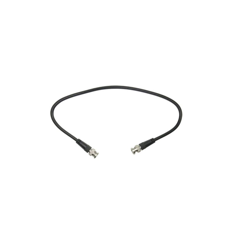 Cable coaxial preparado - BNC macho a BNC macho - Coaxial RG59 - Longitud 0,5 m - Para conexión de Balun hembra a DVR...
