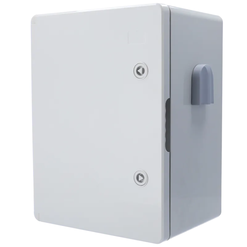 Armario de poliéster - Dimensiones exteriores 40x30x17 cm - Grado de protección IP65 - Filtro de ventilación - Carri...