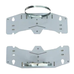 Soporte de poste y pared - Rango diámetro 90-100 Ø - 2 piezas - Compatible con BOX-403017-IP65 y BOX-403022-IP65