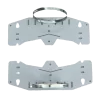 Soporte de poste y pared - Rango diámetro 90-100 Ø - 2 piezas - Compatible con BOX-403017-IP65 y BOX-403022-IP65