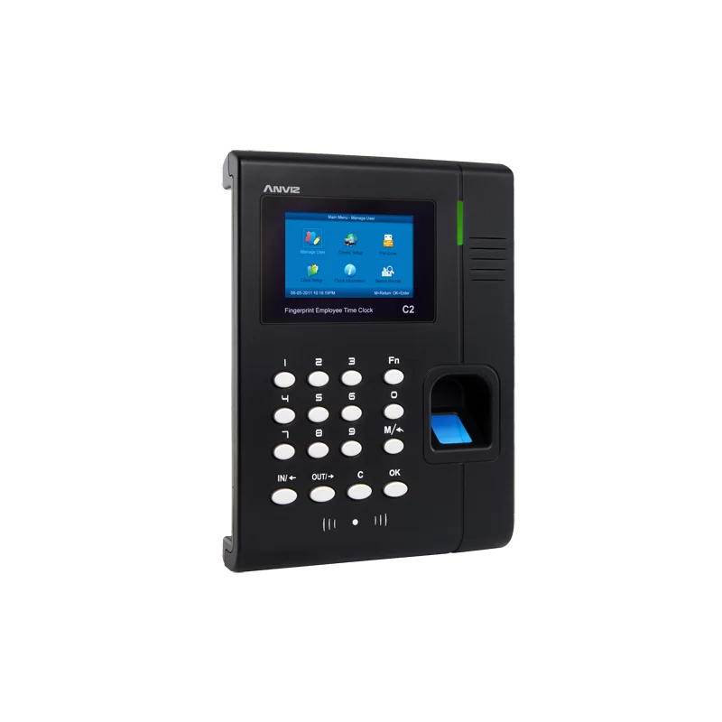 Control de presencia - Huella, tarjeta EM y PIN - 3.000 grabaciones | 100.000 registros - TCP/IP y USB - 128 x 64 LCD...