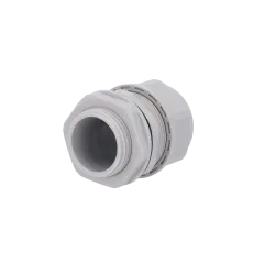 Racor impermeable - Plástico - Diámetro 18~25mm - IP68 - Color gris