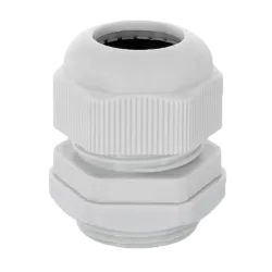 Racor impermeable - Plástico - Diámetro 12.5~18mm - IP68 - Color gris