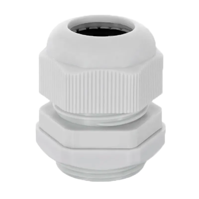 Racor impermeable - Plástico - Diámetro 12.5~18mm - IP68 - Color gris
