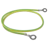Cable de tierra - Fácil instalación a través de Fastón - Compatible con todos los racks - Deriva posibles tensiones r...