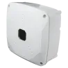 Caja de conexiones - Para cámaras domo - Apto para uso exterior - Instalación en techo o pared - Fabricada en plásti...