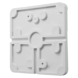 Tapa de conexiones rígida para caja de soporte - Apto para uso exterior - Permite situar el paso interno de cableado ...
