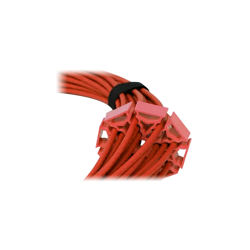Organizador de cables - Diámetros permitidos 5~7.6 mm - Hasta 30 cables al mismo tiempo - Material flexible