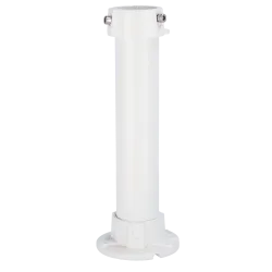 Soporte techo - Altura 25 cm - Apto para uso en interior y exterior - Carga máxima 11 Kg - Color blanco - Fabricado e...