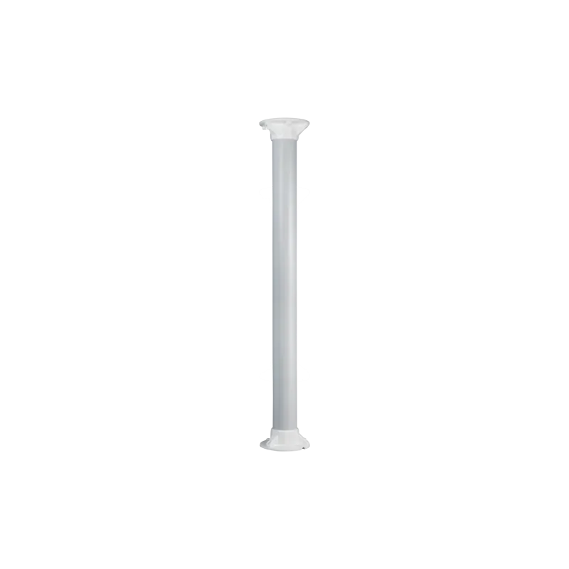 Soporte techo - Altura 100 cm - Apto para uso en interior - Color blanco - Fabricado en plástico