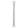 Soporte techo - Altura 100 cm - Apto para uso en interior - Color blanco - Fabricado en plástico