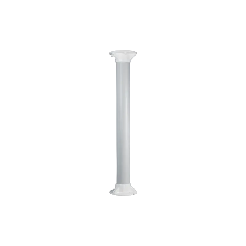 Soporte techo - Altura 50 cm - Apto para uso en interior y exterior - Color blanco - Fabricado en plástico