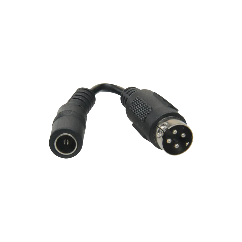 Adaptador DC - 105 mm de largo - Conector hembra Mini Din - Conector macho estándar - Adapta alimentador estándar - P... Adaptador DC - 105 mm de largo - Conector hembra Mini Din - Conector macho estándar - Adapta alimentador estándar - P...
