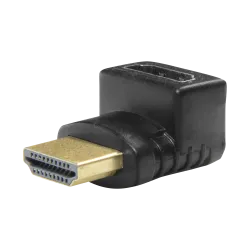 Adaptador HDMI - HDMI 1.3 - Acodado 90° - HDMI tipo A macho - HDMI tipo A hembra - Conectores anticorrosión