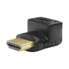 Adaptador HDMI - HDMI 1.3 - Acodado 90° - HDMI tipo A macho - HDMI tipo A hembra - Conectores anticorrosión
