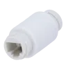 Conector - Conector entrada RJ45 - Conector salida RJ45 - Compatible UTP - IP68 - Color blanco
