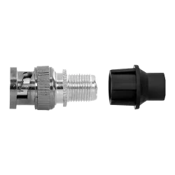 Conector BNC macho - Simple - Rápido - Reutilizable - Reciclable - Compatibilidad universal con Microcoaxial y RG59