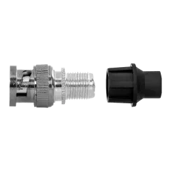 Conector BNC macho - Simple - Rápido - Reutilizable - Reciclable - Compatibilidad universal con Microcoaxial y RG59