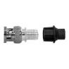 Conector BNC macho - Simple - Rápido - Reutilizable - Reciclable - Compatibilidad universal con Microcoaxial y RG59