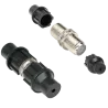 Conector coaxial doble F - Simple - Rápido - Reutilizable - Reciclable - Compatibilidad universal con coaxial