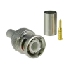 Conector para alta definición SAFIRE - BNC para crimpar - Compatible con RG59 HD - 25 mm (Fo) - 10 mm (An) - 5 g