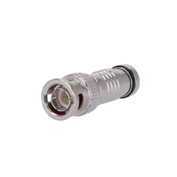 Conector - BNC rápido de compresión - Compatible con RG59 y CON115CRIM - 38 mm (Fo) - 10 mm (An) - 11 g