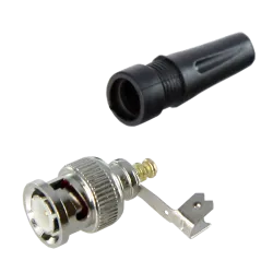 Conector SAFIRE - BNC para atornillar - Compatible con cualquier cable - Universal, no necesita crimpadora - Sólo req...