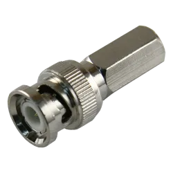 Conector rápido SAFIRE - BNC para enroscar - No necesita crimpadora - 35 mm (Fo) - 14 mm (An) - 15 g