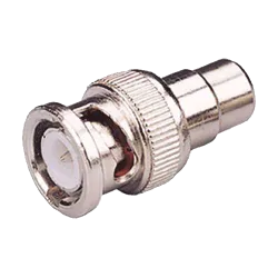 Conector - BNC macho - RCA hembra - 25 mm (Fo) - 10 mm (An) - 5 g