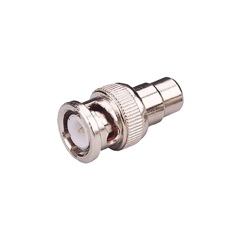 Conector - BNC macho - RCA hembra - 25 mm (Fo) - 10 mm (An) - 5 g