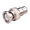 Conector - BNC macho - RCA hembra - 25 mm (Fo) - 10 mm (An) - 5 g