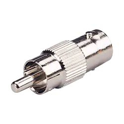 Conector - BNC hembra - RCA macho - 35 mm (Fo) - 10 mm (An) - 5 g