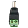 Safire - Conector DC macho - Salida +/ de 2 terminales - 38 mm (Fo) - 13 mm (An) - 5 g