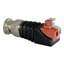 Safire - Conector BNC macho de fácil conexionado - Salida +/ de 2 terminales - 40 mm (Fo) - 13 mm (An) - 12 g