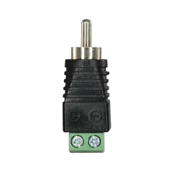 Conector SAFIRE - RCA macho - Salida +/ de 2 terminales - 36 mm (Fo) - 13 mm (An) - 5 g