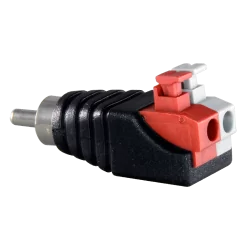 Safire - Conector RCA macho de fácil conexionado - Salida +/ de 2 terminales - 36 mm (Fo) - 13 mm (An) - 5 g