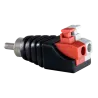 Safire - Conector RCA macho de fácil conexionado - Salida +/ de 2 terminales - 36 mm (Fo) - 13 mm (An) - 5 g