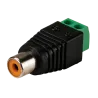 Conector - RCA hembra - Salida +/ de 2 terminales - 36 mm (Fo) - 13 mm (An) - 7 g