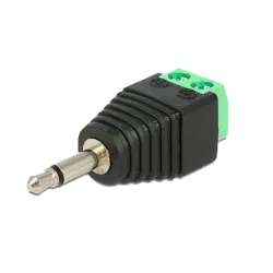 Conector - Jack 3.5 mm Mono - Salida +/ de 2 terminales - 41 mm (Fo) - 14 mm (An) - 5 g