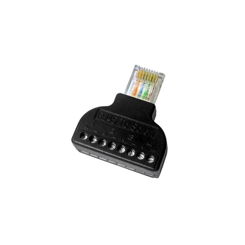 Adaptador de RJ45 a terminal - Conector RJ45 macho - 8 terminales