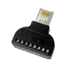 Adaptador de RJ45 a terminal - Conector RJ45 macho - 8 terminales