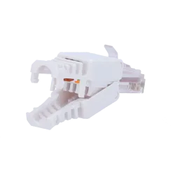 Conector para cables UTP - Conector salida RJ45 - Compatible UTP categoría 6 - Fácil instalación sin necesidad de her...