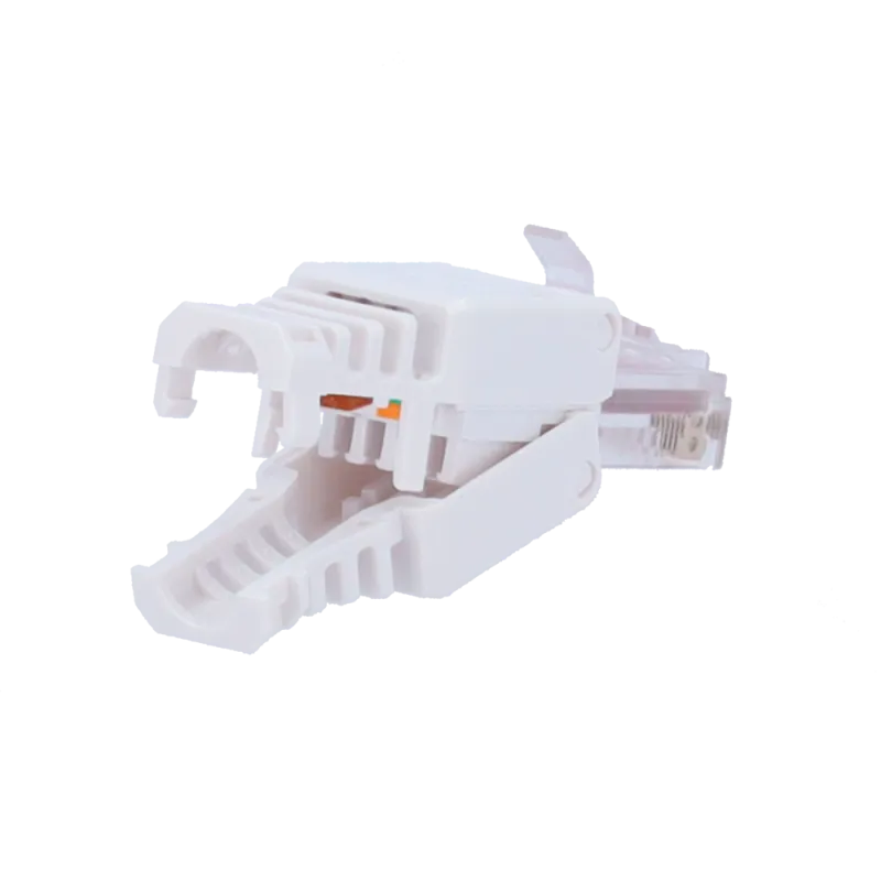 Conector para cables UTP - Conector salida RJ45 - Compatible UTP categoría 6 - Fácil instalación sin necesidad de her...