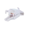 Conector para cables UTP - Conector salida RJ45 - Compatible UTP categoría 6 - Fácil instalación sin necesidad de her...