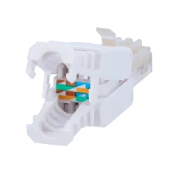 Conector para cables UTP - Conector salida RJ45 - Compatible UTP categoría 5E - Fácil instalación sin necesidad de he...