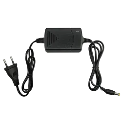 Alimentador electrónico - 12 V / 1500 mA - Formato con cable alargador - 32 (Al) x 47 (An) x 86 (Fo) mm - 163 g - Est...